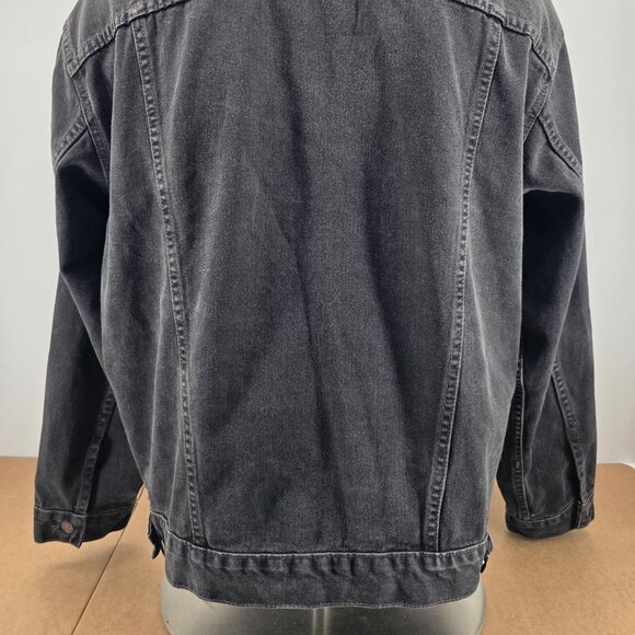 Vintage Levis Denim Jacket Mens XLarge Black Jean Relaxed Trucker 70507-0260 - Picture 12 of 12